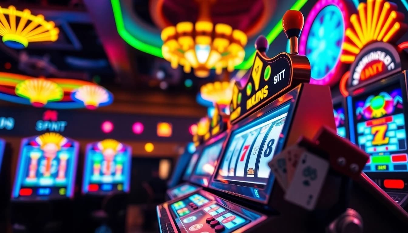 Menangkan slot depo 1k dengan mesin slot yang memukau dan suasana kasino yang cerah.