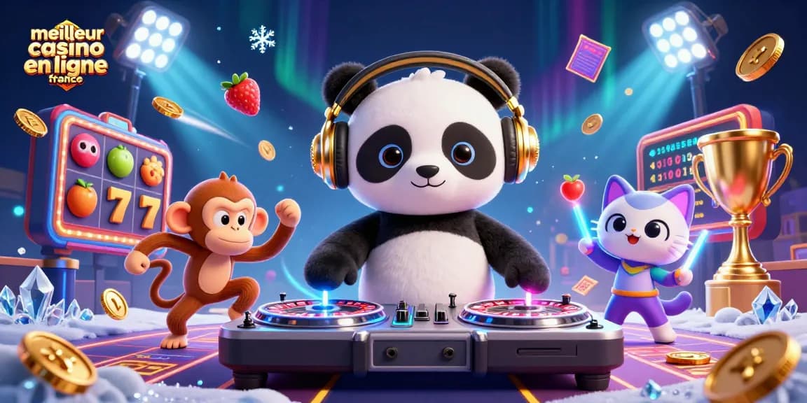 Jouer au meilleur casino en ligne France avec des personnages animés et des éléments de jeu dynamiques.