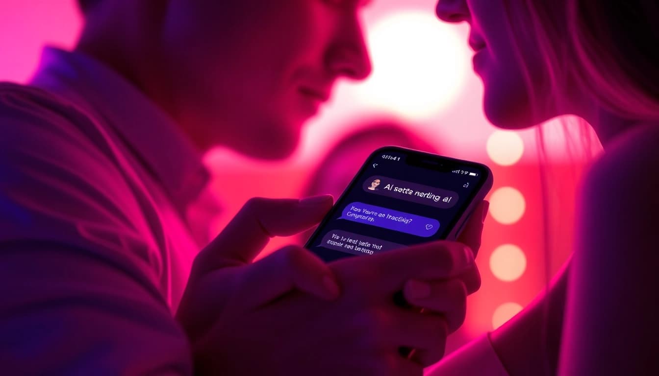 Engaging AI sexting chat interface showcasing interactive conversations.
