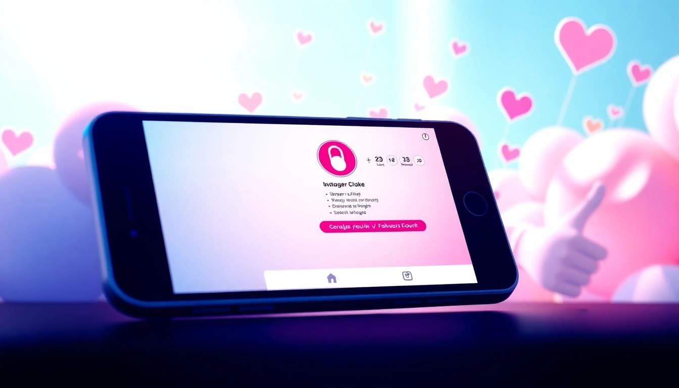 インスタ フォロワー購入 安いでフォロワーを増やすスマートフォンの画面
