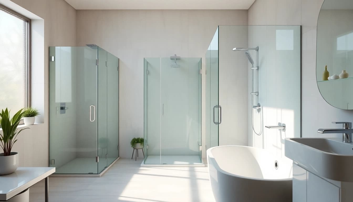 Experience elegant showers that combine style and comfort in a modern bathroom decor.