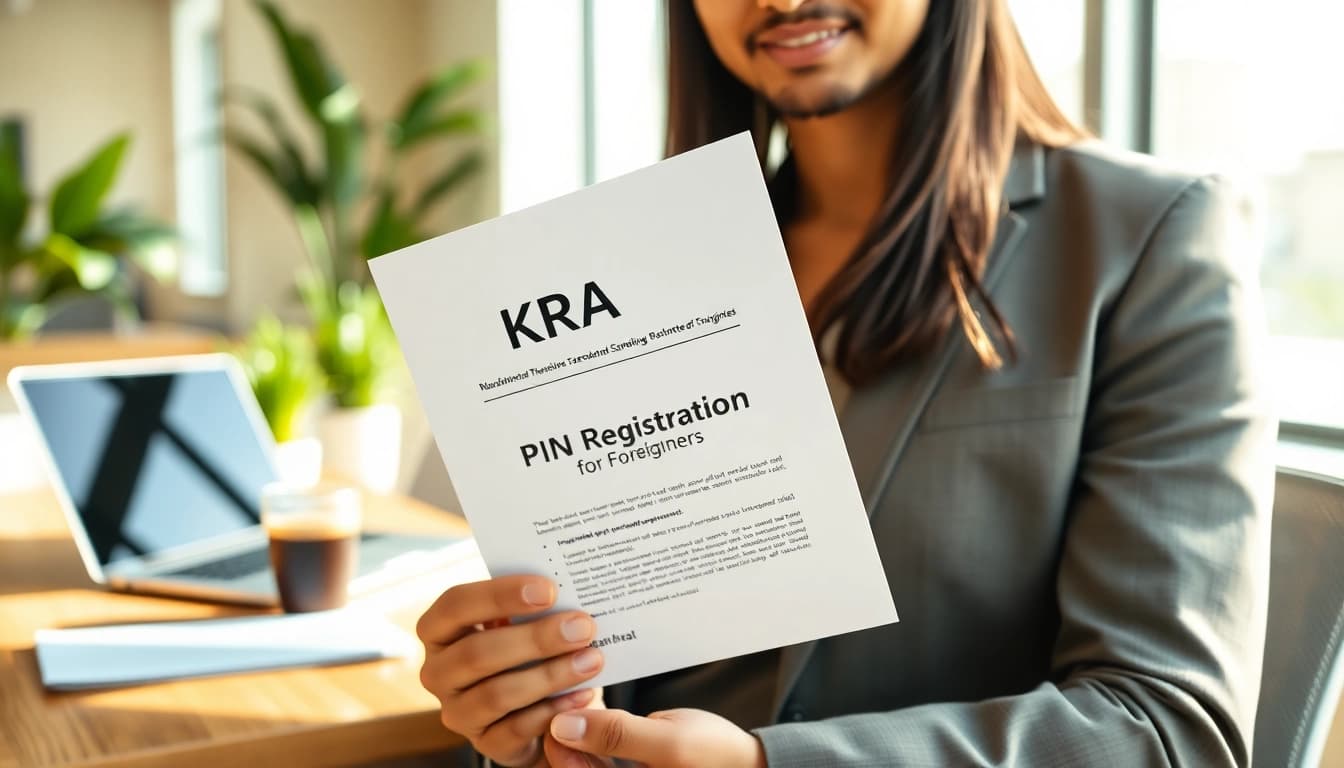 Learn about KRA PIN Registration for Foreigners with detailed guidance in a professional setting.