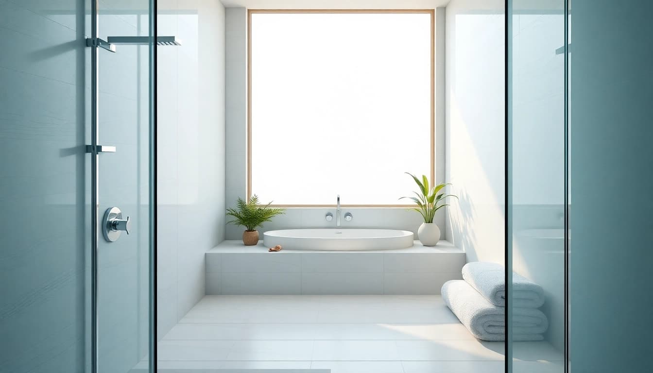 Experience elegant showers Australia in a luxurious modern bathroom setting with sleek design features.