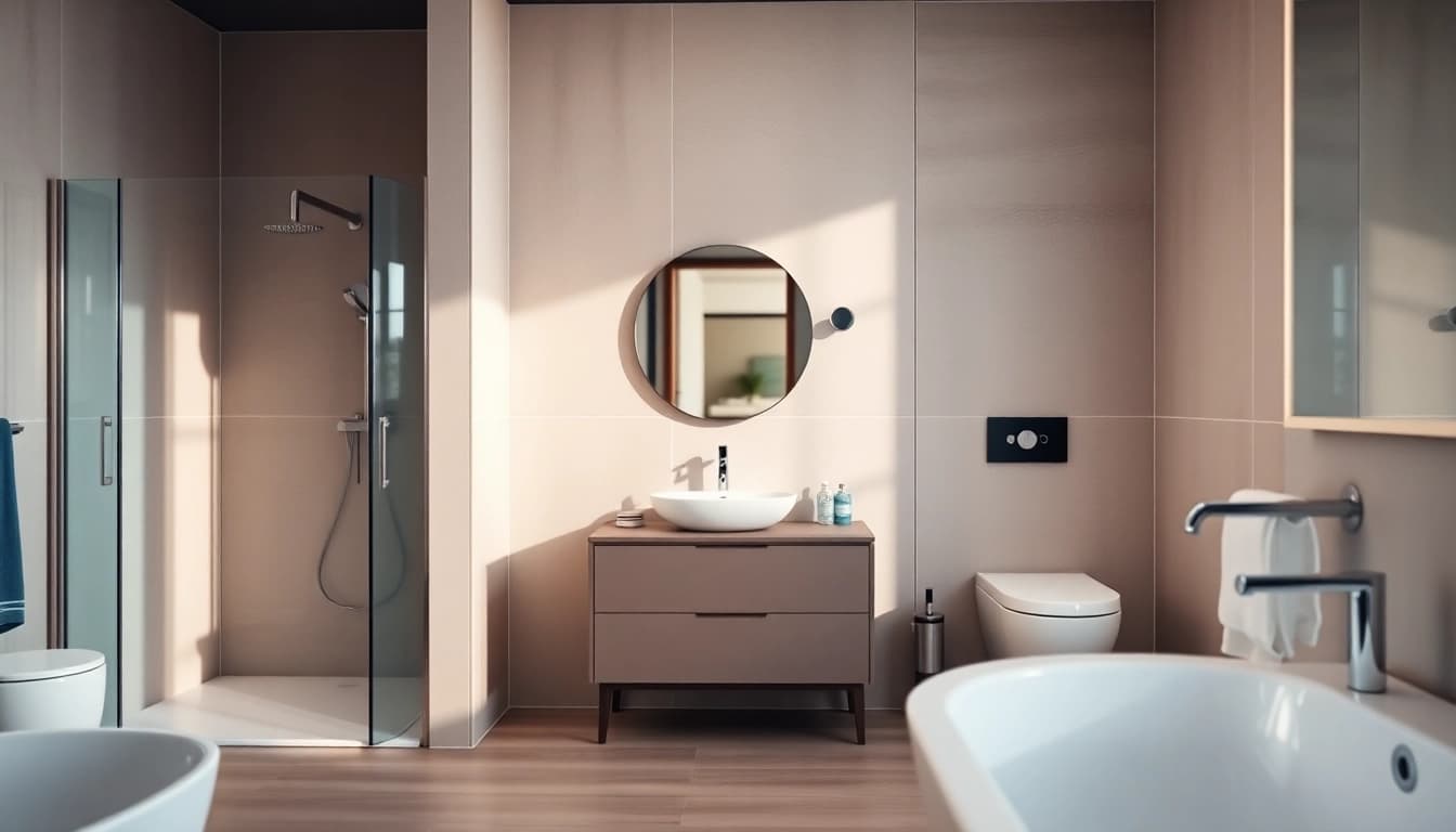 Verbessern Sie Ihr Badezimmer mit Produkten von sonni sanitär GmbH für ein modernes Ambiente.
