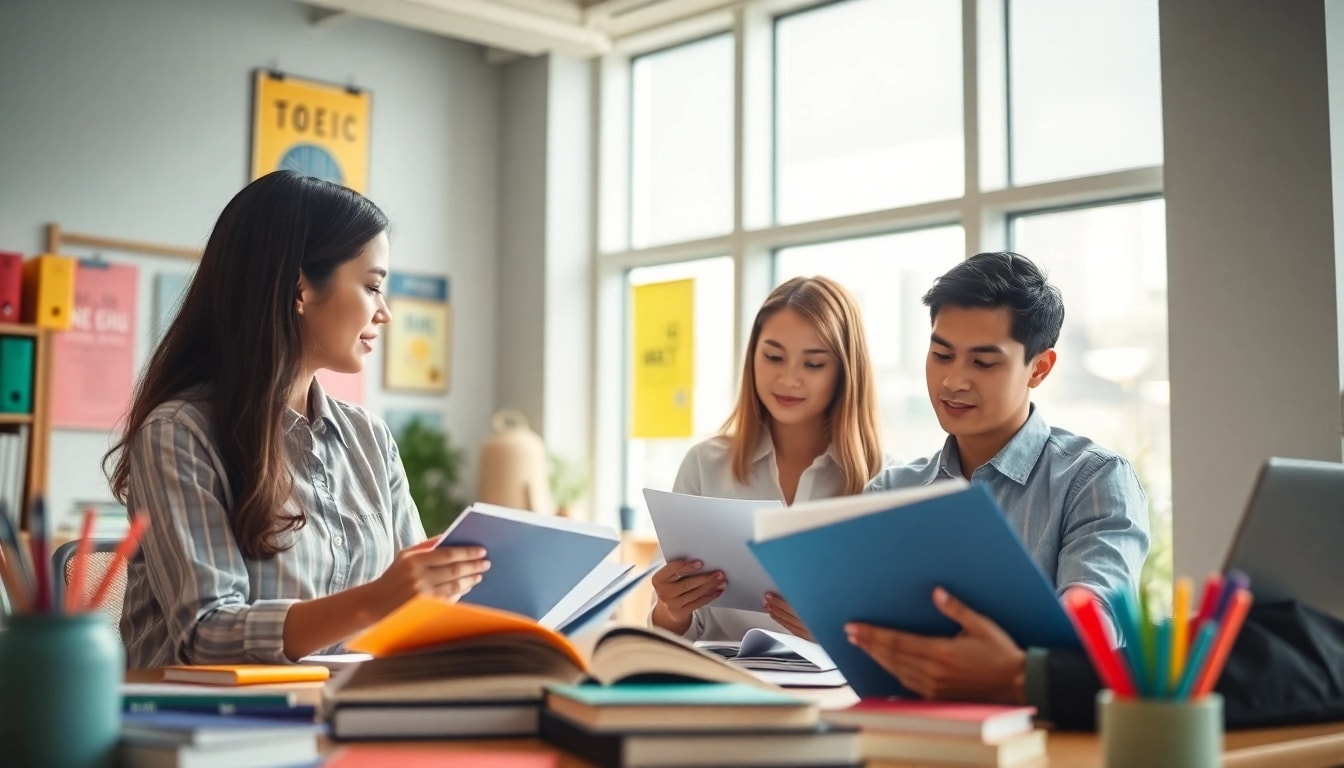 Engage skilled TOEIC test takers for hire in a collaborative office setting.