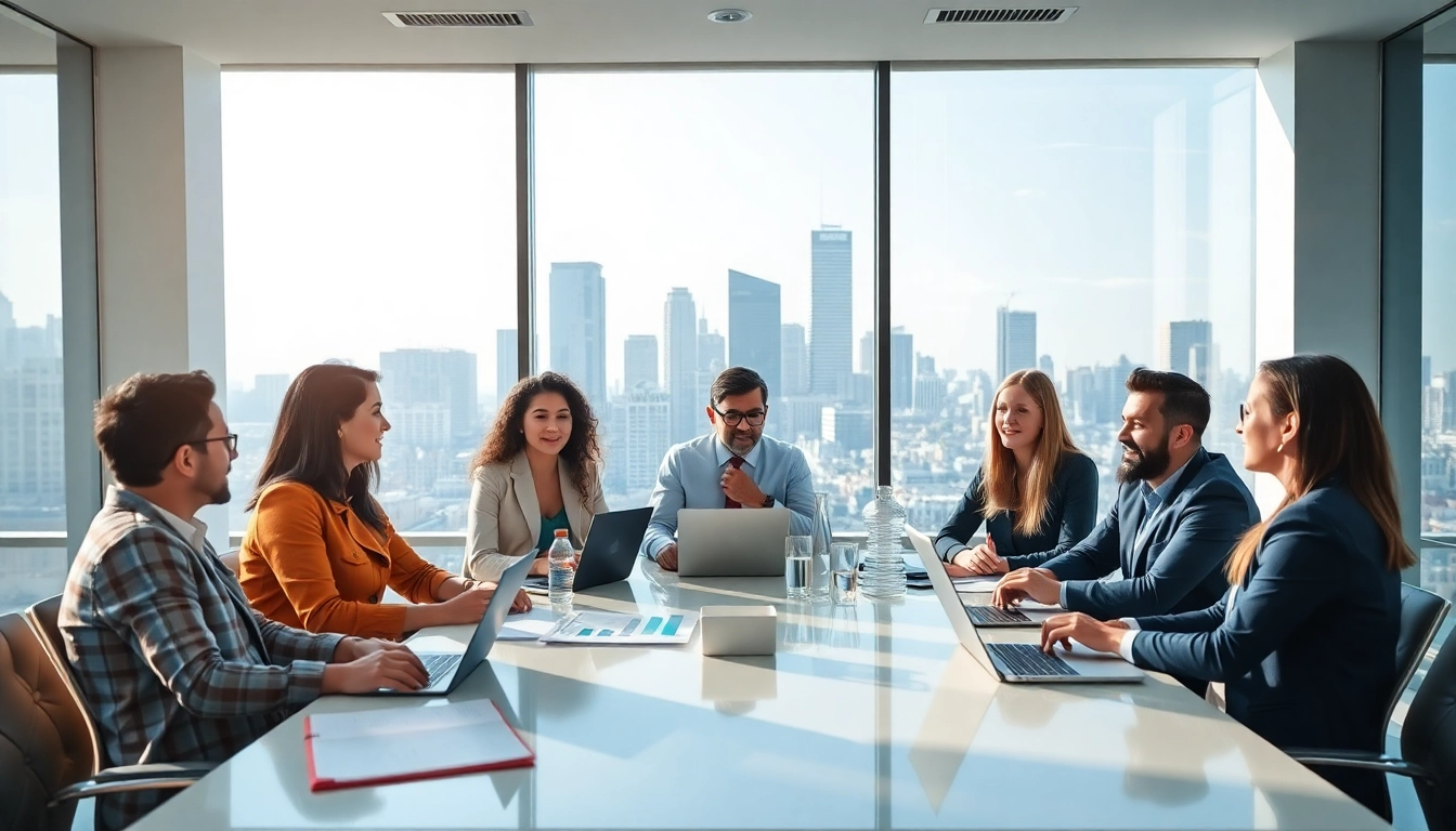 Optimize your business growth insights in a collaborative environment with diverse professionals.