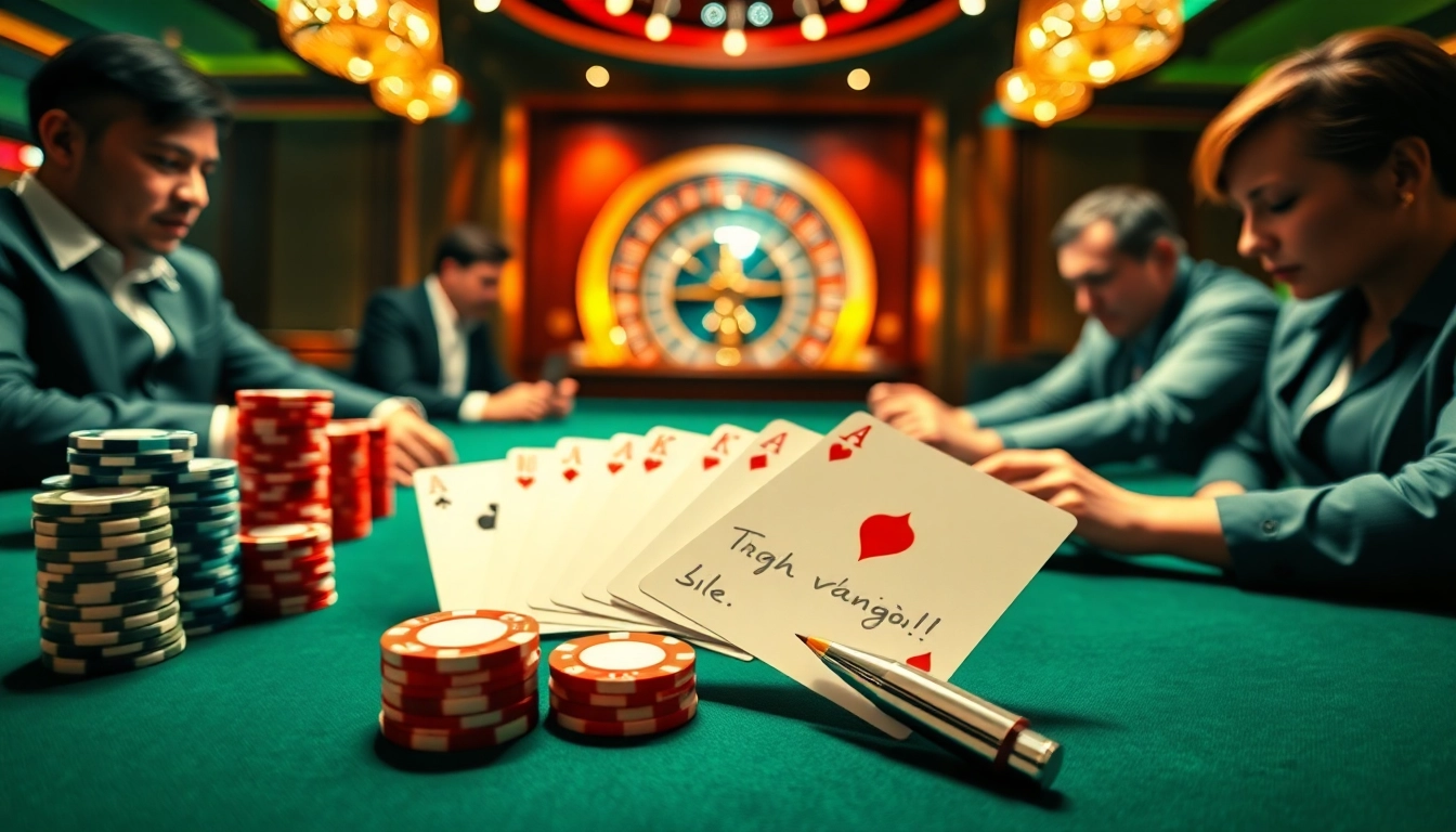 Engage with the thrilling atmosphere of a poker game, as players strive for victory—Nếu như vậy bám vào đây strategy in action.
