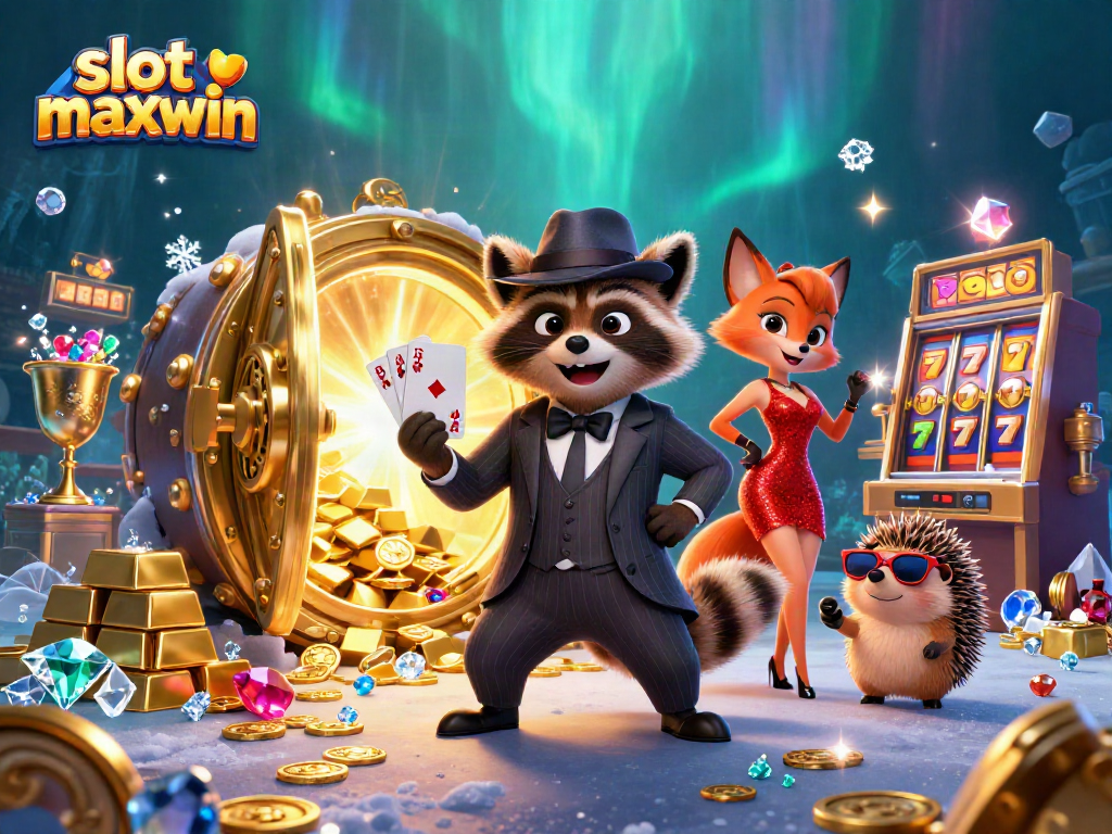 Engage with the thrilling slot maxwin scene featuring dynamic characters and abundant casino elements.