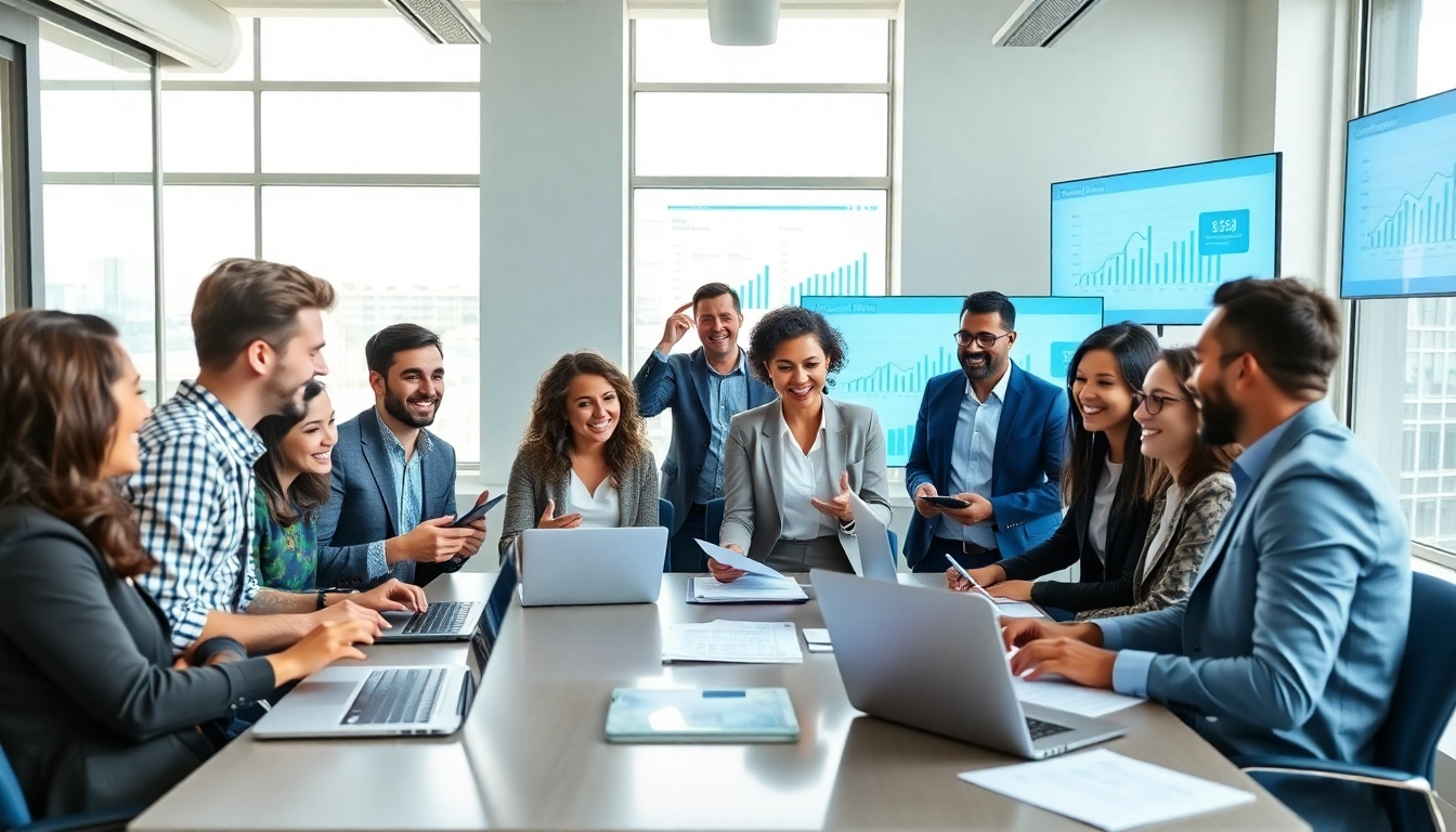 Email verification strategies discussed in a modern office setting by a diverse team of professionals.