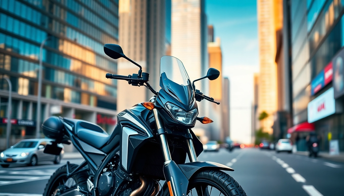 Cruise through city streets on a powerful dual sport street legal motorcycles, designed for adventure and performance.