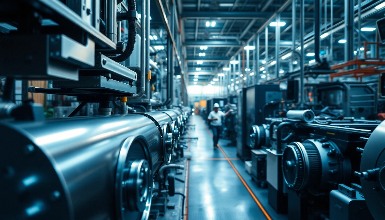 Industrial photographer capturing a busy manufacturing facility in Milan.