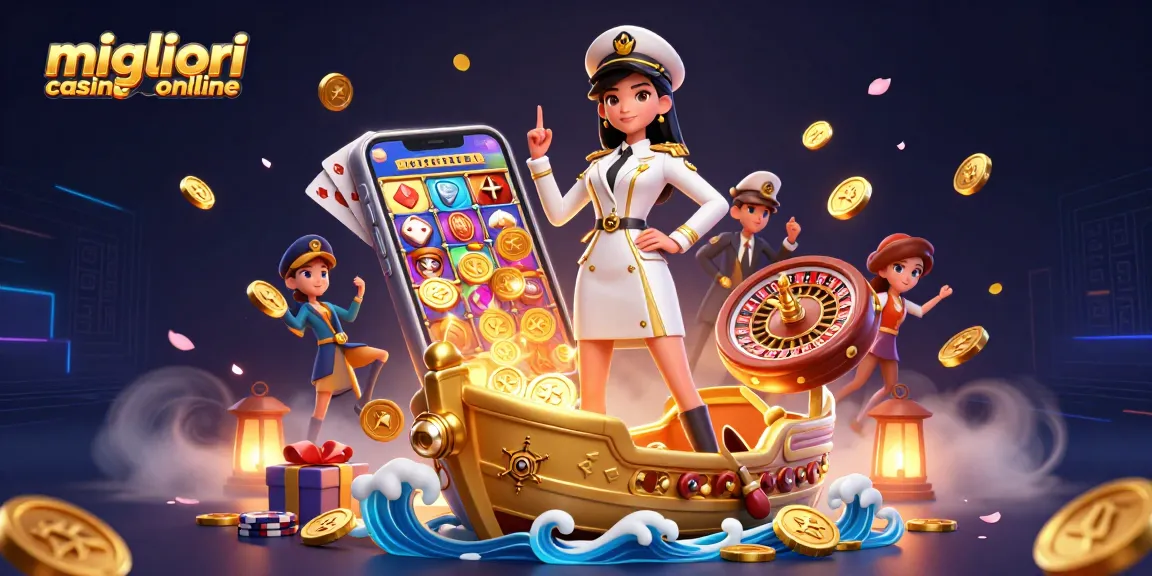 Interagisci con i migliori casinò online attraverso slot vivaci e giochi dal vivo in una scena abbagliante.