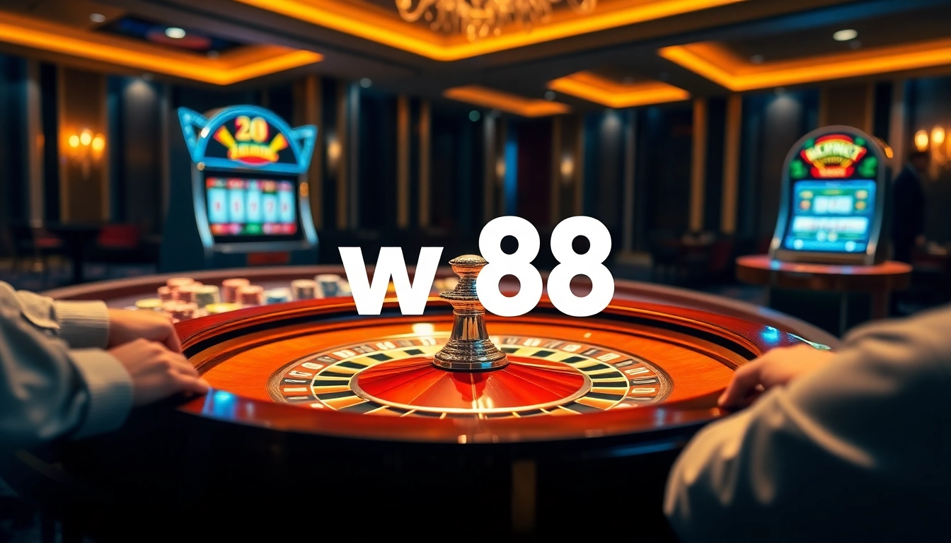 Experience the thrill of winning at W88 with exciting casino games and vibrant atmosphere.