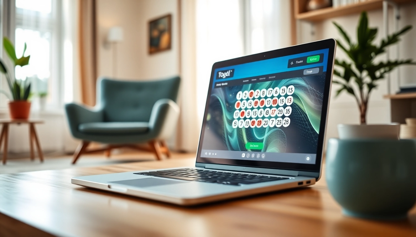 Menjalankan togel online resmi dengan tampilan modern di ruang kerja yang nyaman.