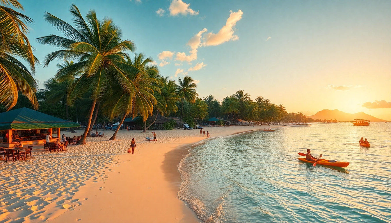 O que fazer em Paripueira: Pôr do sol deslumbrante na praia de Paripueira, com cores vibrantes e atividades animadas na praia.