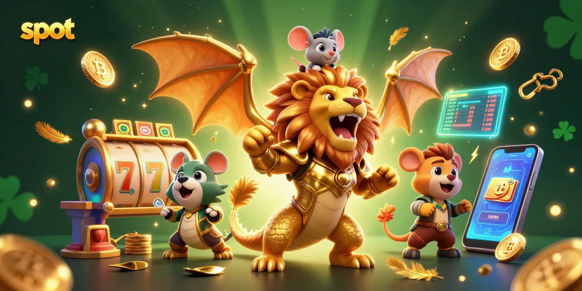 Slot gacor dengan chimera berperisai emas dan unsur visual judi yang menarik.