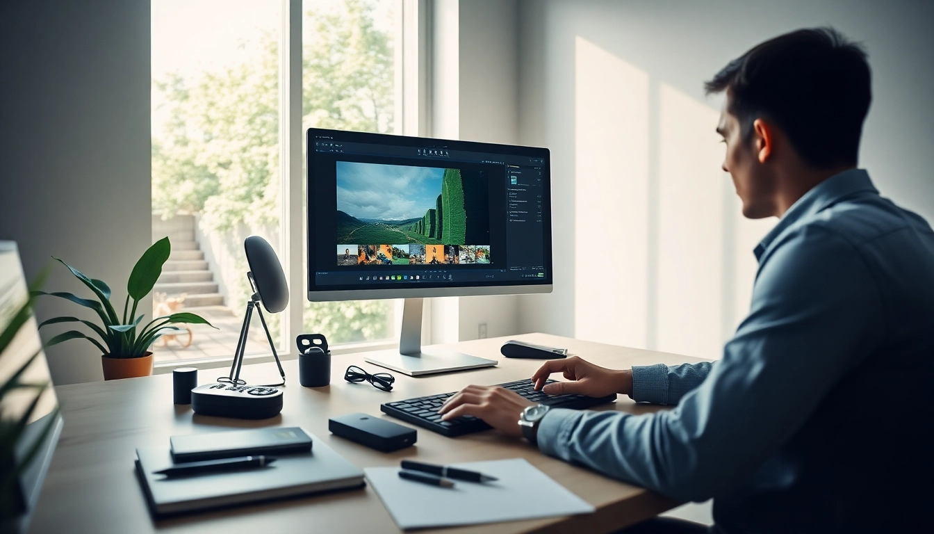 Editing images effortlessly with Nano Banana Pro in a modern workspace.