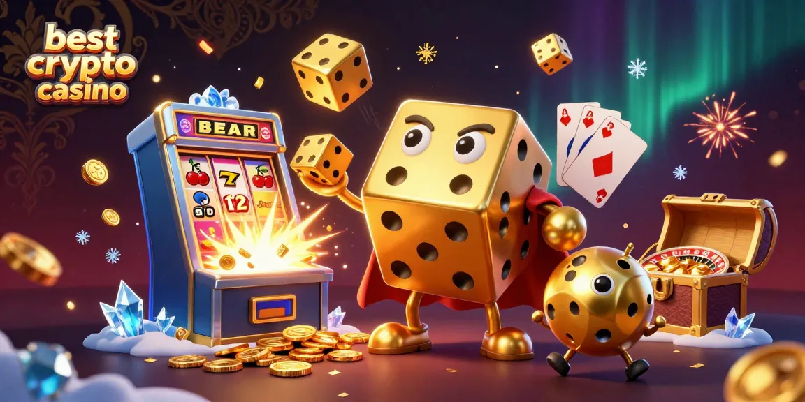 Jouer au meilleur crypto casino avec des dés dorés, machines à sous et jackpot explosif.