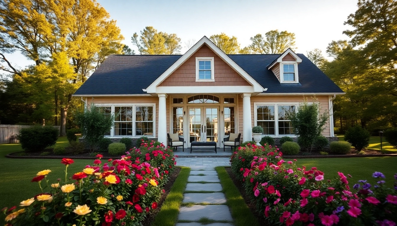 Transform Cape Style Home In-Law Addition featuring a spacious exterior and inviting gardens.