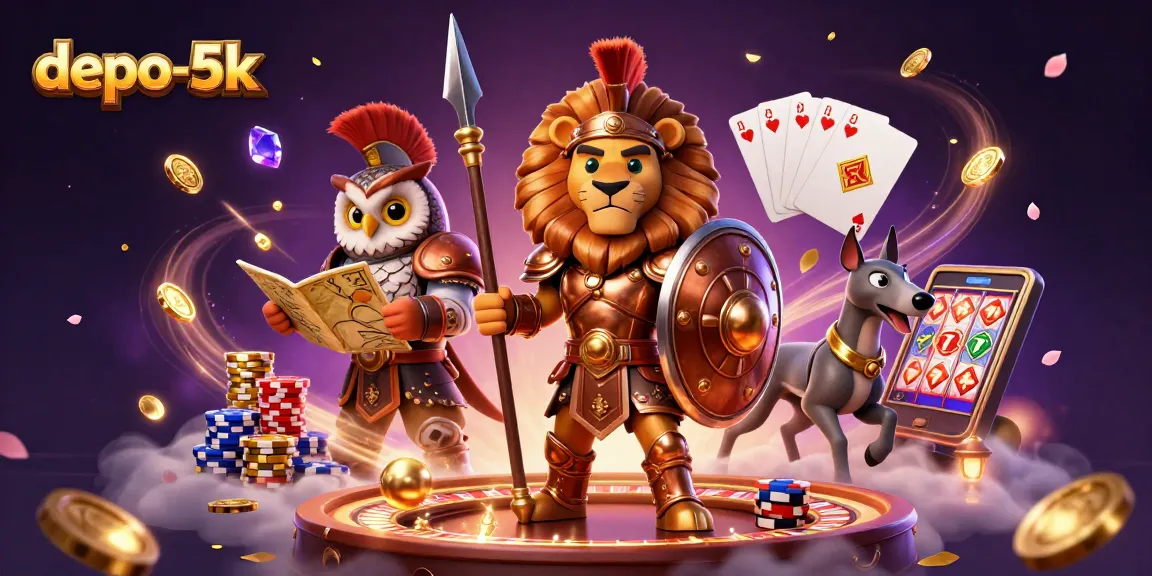 Experience exhilarating wins with depo-5k's thrilling casino action and games