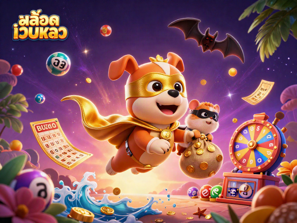 Engage with สล็อตเว็บตรง for lively gaming experiences amidst whimsical characters and colorful elements.