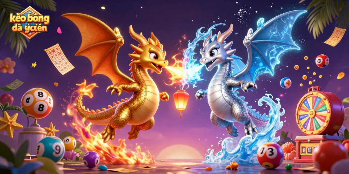 Engage with kèo bóng đá trực tuyến through a dynamic dragon-themed betting illustration.