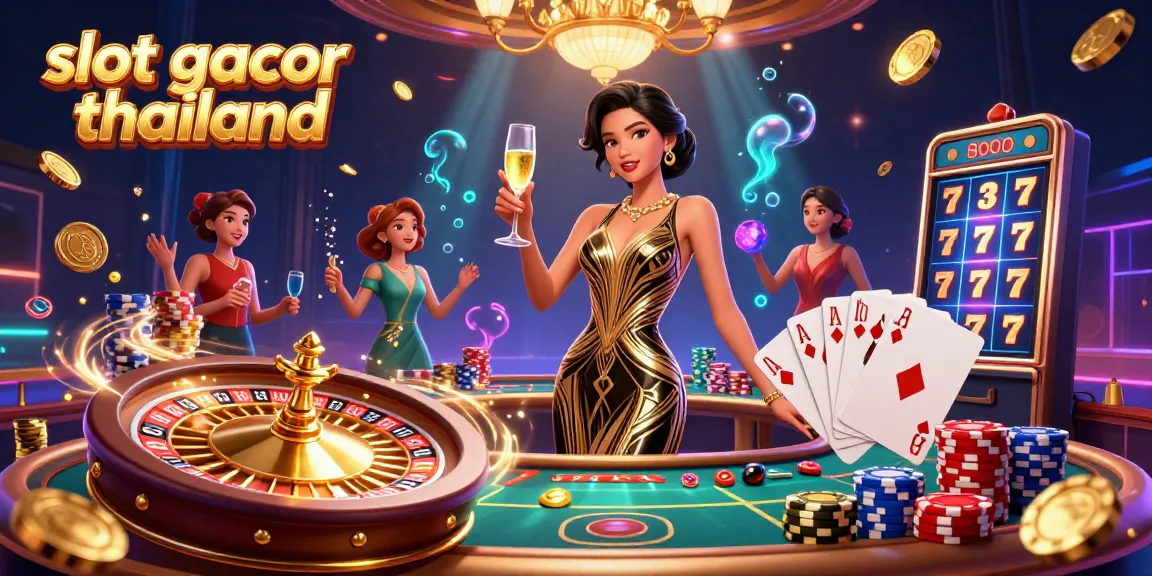 Experience the excitement of slot gacor thailand with vibrant casino elements and stunning visuals.