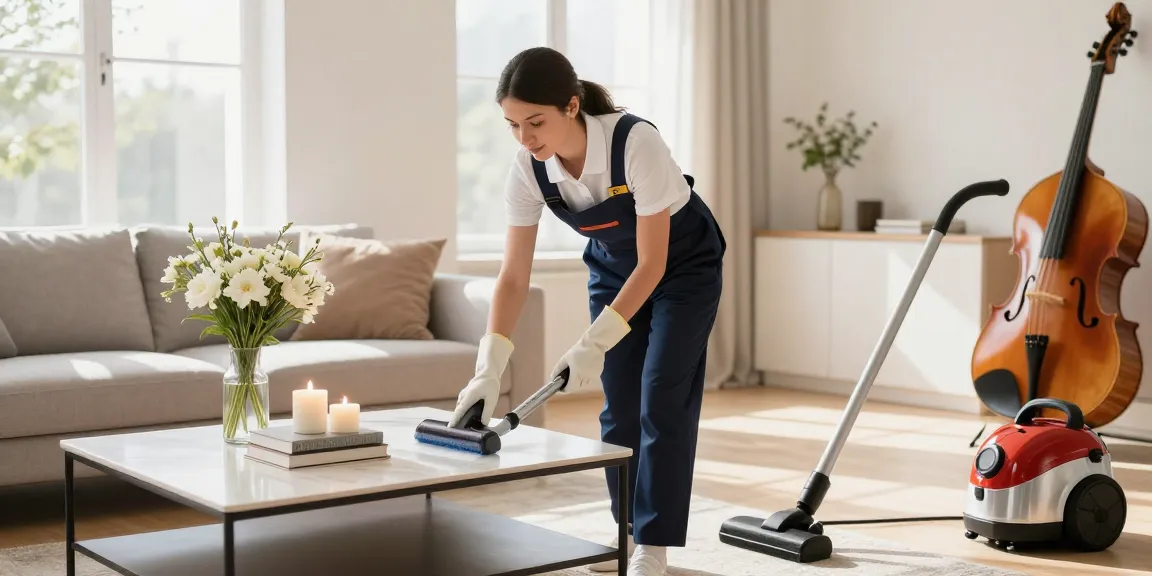 Learn more about effective home cleaning techniques in a modern living room.
