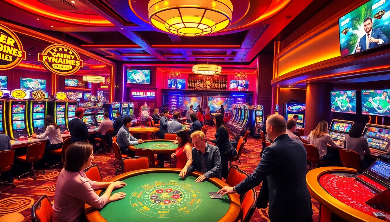 Dynamic gaming scene at f168biz.com showcasing exciting casino activities and promotions.