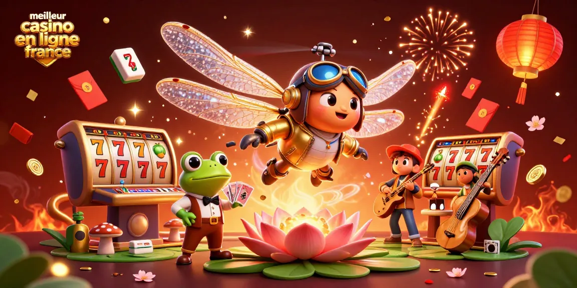 Jouer au meilleur casino en ligne France avec des croupiers et des éléments de jeu animés.