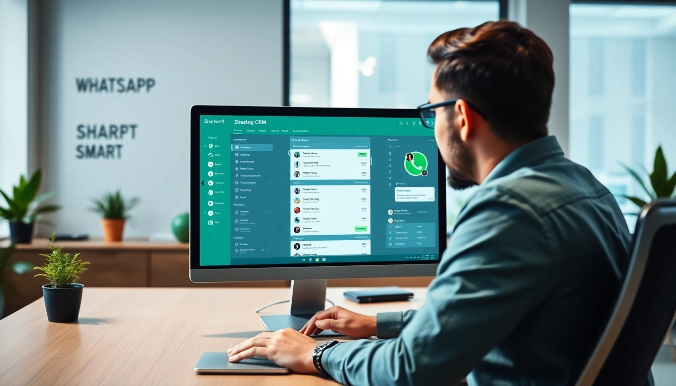Explore the features of WhatsApp Smart CRM, showcasing dashboard interface and user interactions.