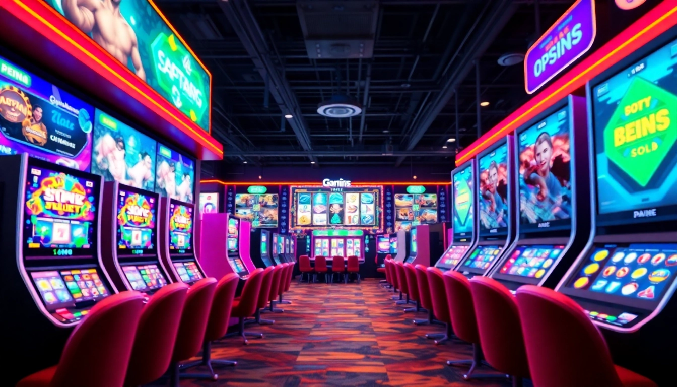 Menggambarkan pengalaman menarik saat bermain toto slot online dengan berbagai mesin slot berwarna-warni.