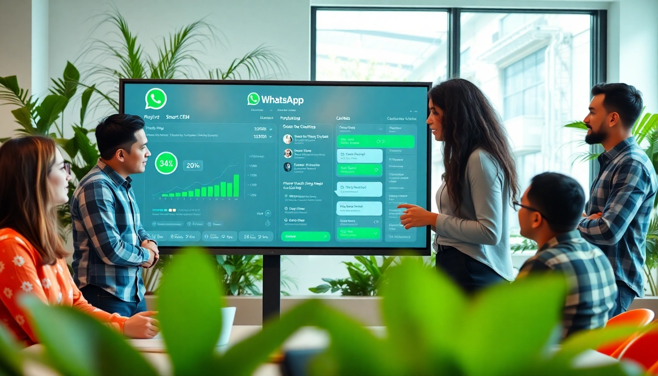 Enhance customer engagement with a WhatsApp Smart CRM strategy in a collaborative workspace.