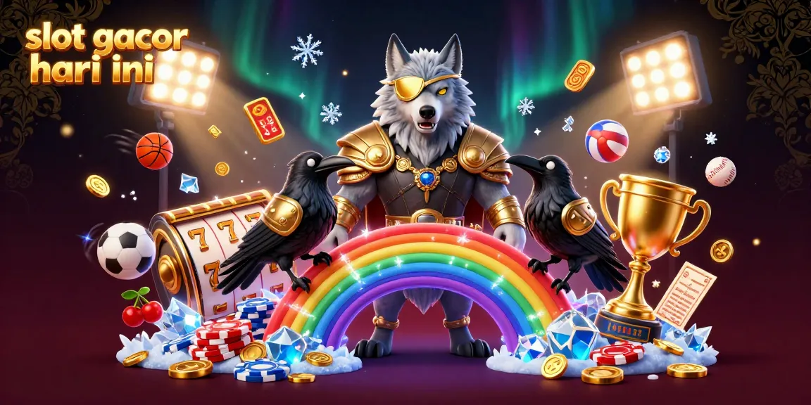 Slot gacor hari ini dengan Odin dan dua burung gagak di jembatan chip kasino yang memukau.