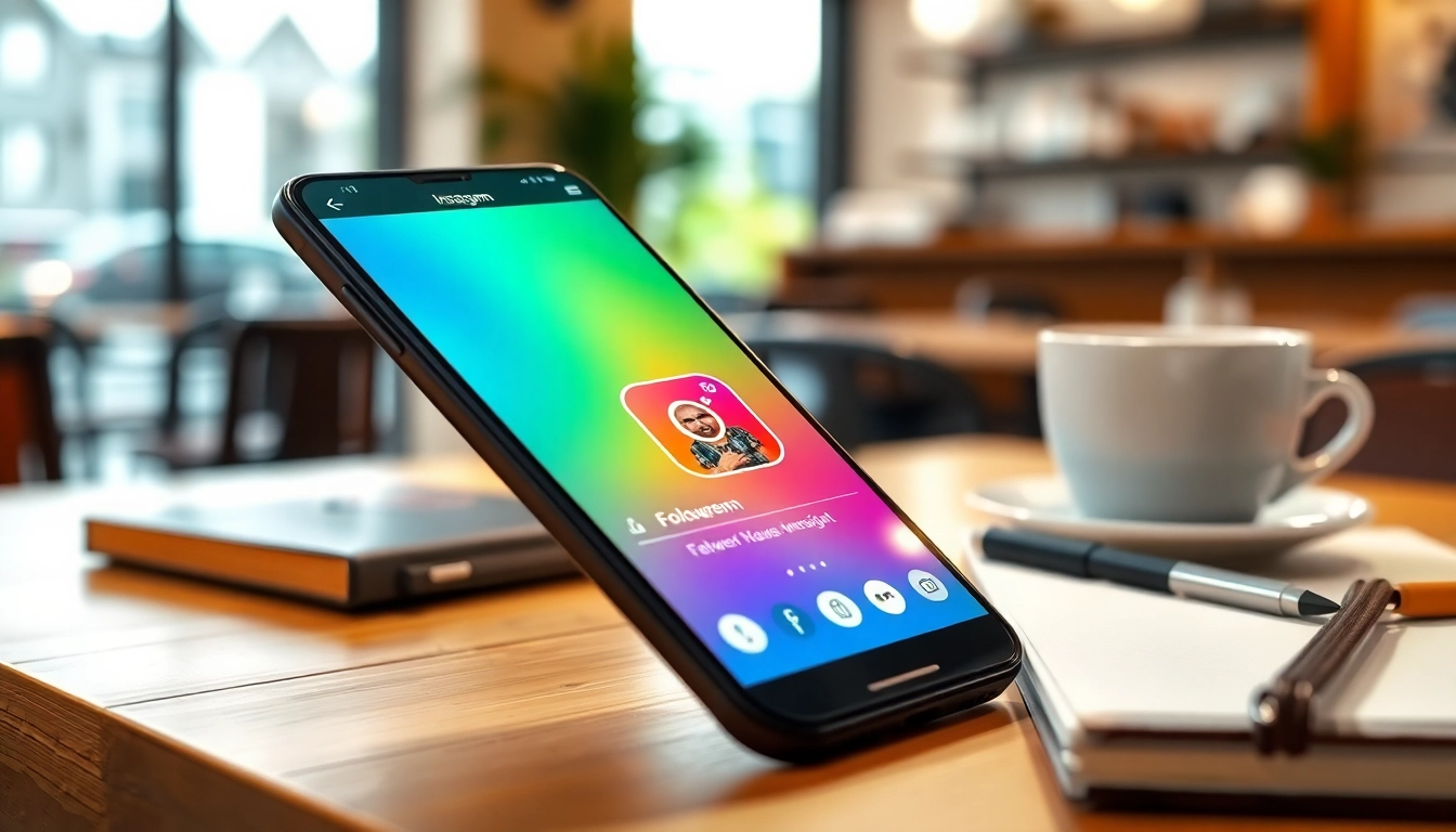 インスタ フォロワー購入 安いを求める人々がカフェでスマートフォンを使用するシーン。