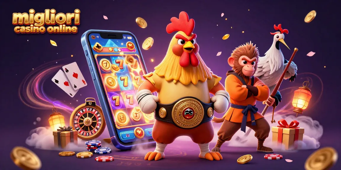 Vivi un'azione emozionante nei migliori casinò online con personaggi dinamici ed elementi di gioco vivaci.