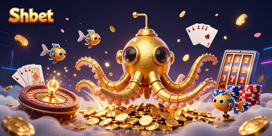 Spin and win at Shbet with exciting games, golden coins, and vibrant casino elements!