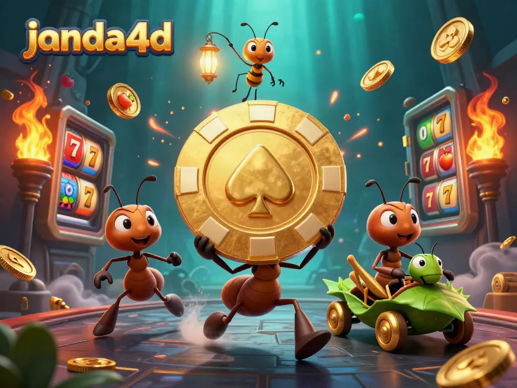 Menangkan pengalaman bermain togel dan slot gacor di janda4d dengan simbol keberuntungan dan kemenangan.