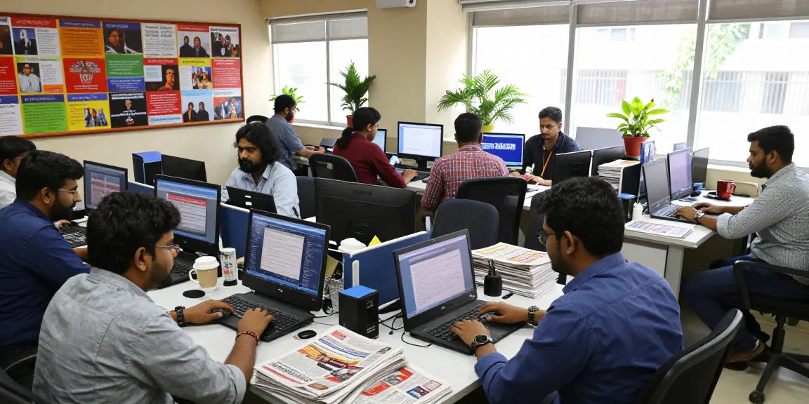 Latest news reporting at https://www.theindaily.com in a vibrant Indian newsroom