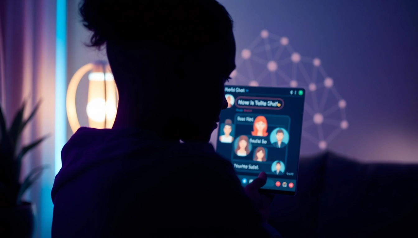 Engaging experience with nsfw ai chat showcasing a vibrant digital interface.