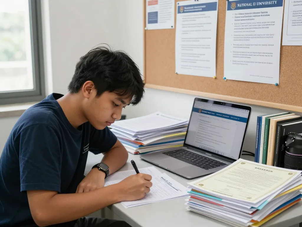 Complete Guidelines for Collecting Certificates from National University (Bangladesh) with students engaged in the application process.