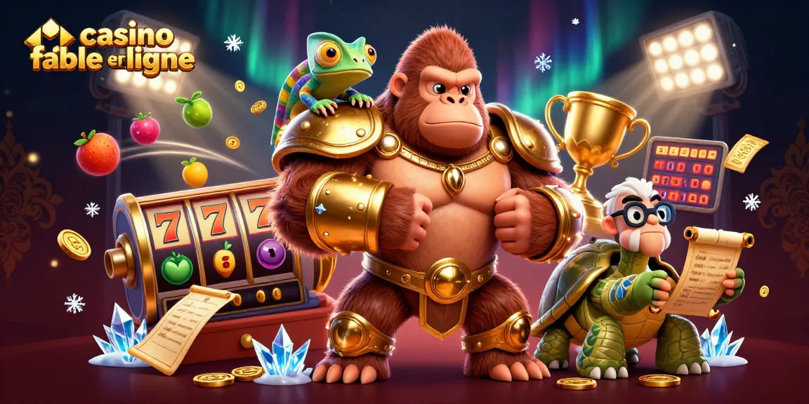 Jouez dans un casino fiable en ligne entouré de bonus et de jackpots éclatants.