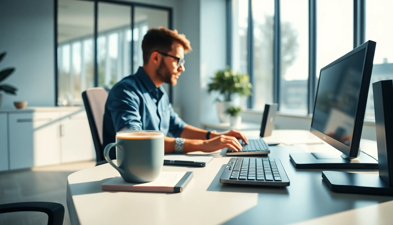 Enhance productivity at our typing center with modern workspace features.