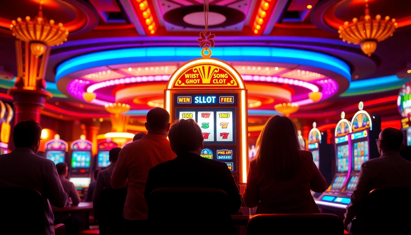 Rasakan keseruan bermain slot gacor di kasino dengan mesin berkilau dan pemain antusias.
