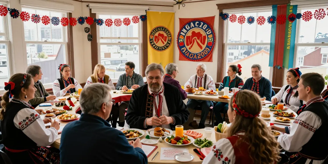 Vibrant cultural gathering at NAGA2000 showcasing Polish community in San Francisco.