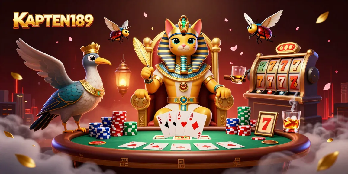 KAPTEN189 menghadirkan suasana bermain slot online yang seru dan memikat dengan karakter menarik.