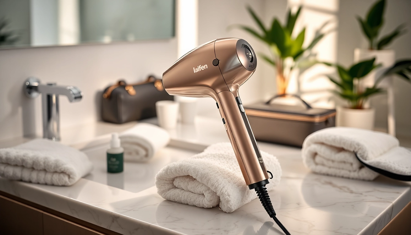 Use the laifen swift premium hair dryer for a luxurious and efficient styling experience.