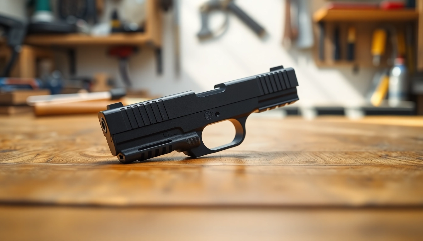 Glock 19 Gen 3 OEM slide highlighted for its precision and craftsmanship.