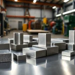 Showcase of ferrite magnets manufacturer in china highlighting various sizes and textures.