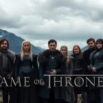 Empower the Game of Thrones cast with iconic characters standing in a dramatic Westeros setting.